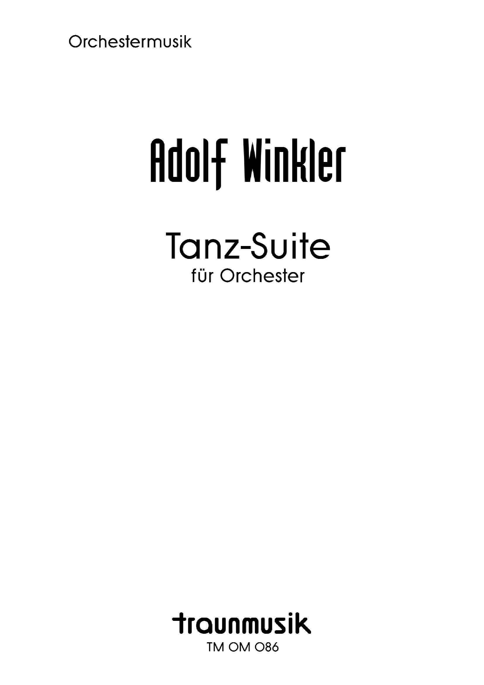 Tanz-Suite / A. Winkler