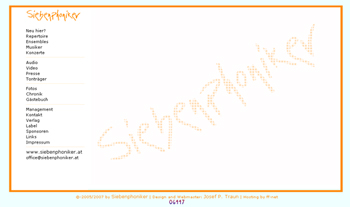 Webseite Siebenphoniker