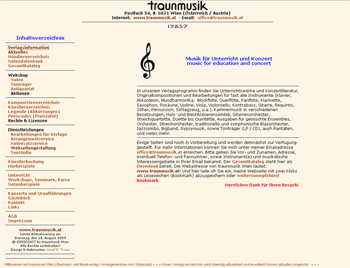 Webseite traunmusik