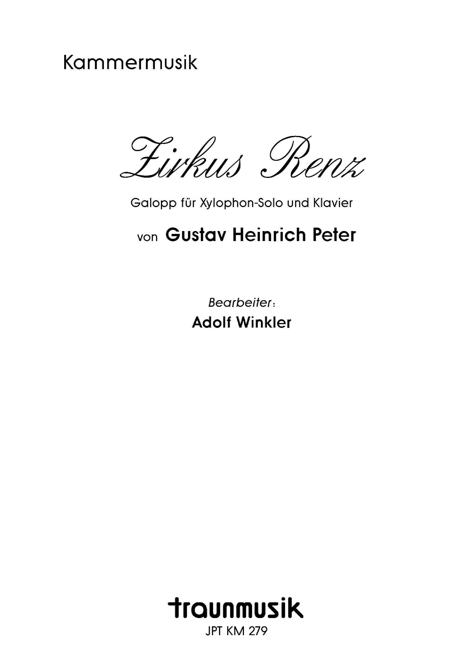Zirkus Renz / G.H. Peter
