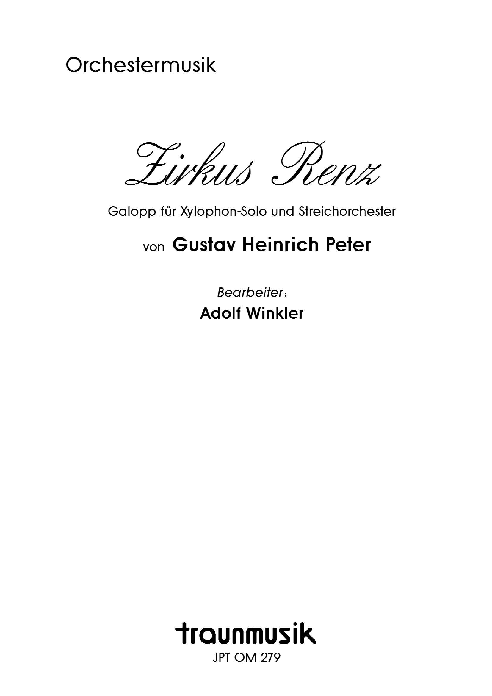 Zirkus Renz / G.H. Peter